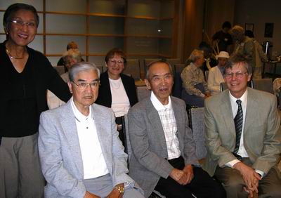 Left to right: Marie Ikeda, Shigeo Kishimoto, Kiyoshi Kenzaki, and Gary Bist