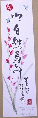 Bookmark gift from Charles Leung