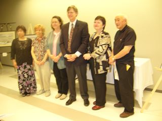 Left-to-Right: Fumiko Kumagai, Helen Devereux, Deborah Johnston, Gary Bist, Gail Pahwa and Tokugi Suyama