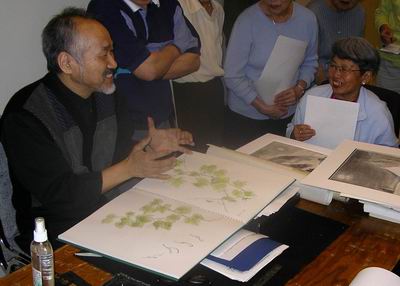 Sketch books contain ideas for paintings
