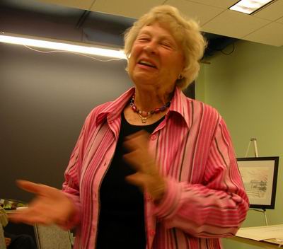 Moira Mudie gives report on professional development