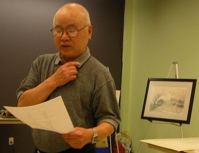 George Nakamura gives report on finances